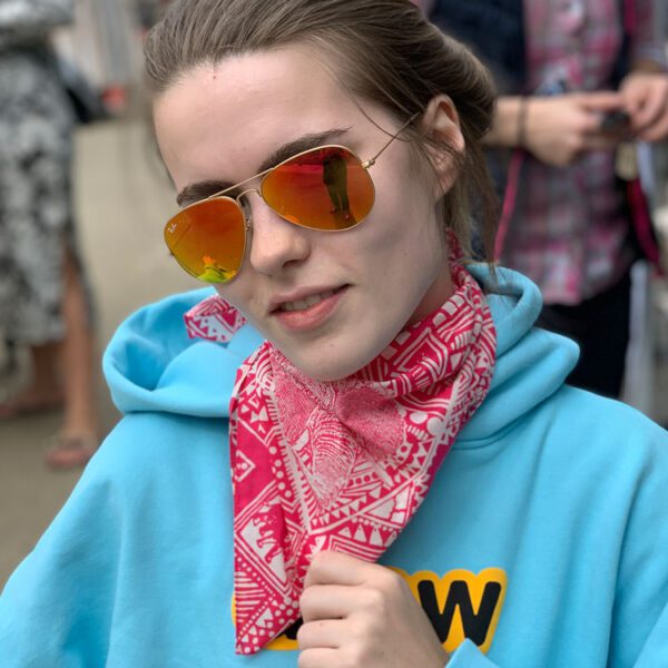 Elephant Family bandana (Pink) - Image 2