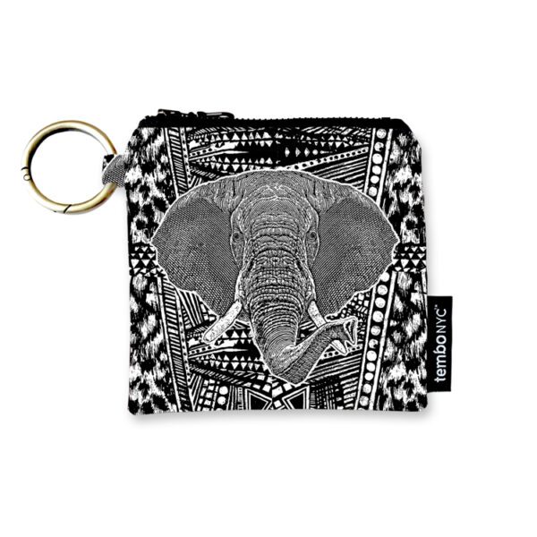 Elephant Family Mini Pouch