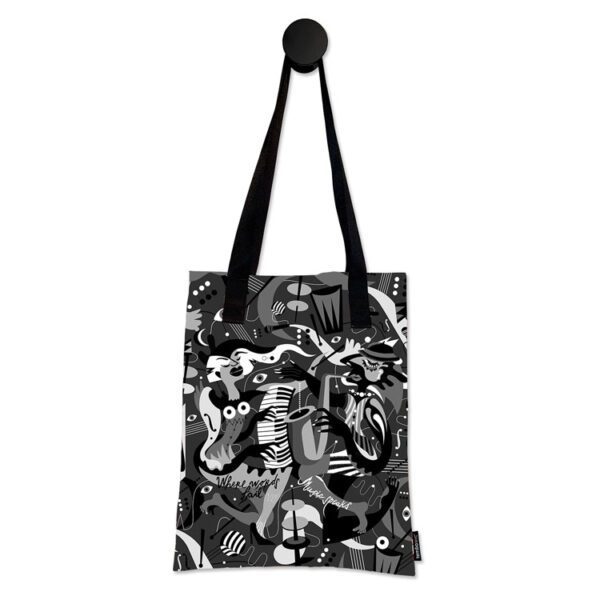 Universal Language Simple Tote (B&W)