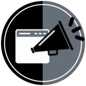 Icon for digital marketing and web design services for nonprofits and ethical brands